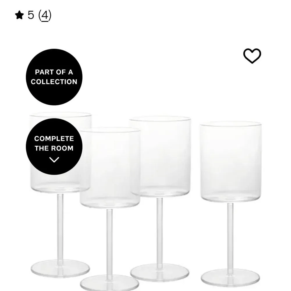 Hand Bedazzled German Schott Zwiesel White Wine Glass 13.5oz Modo Set -8